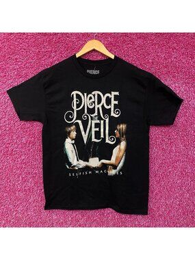 Pierce The Veil "Selfish Machines" Album Graphic T-Shirt Large